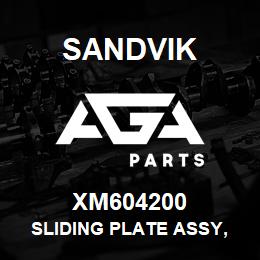 XM604200 Sandvik SLIDING PLATE ASSY, L/HAND | AGA Parts