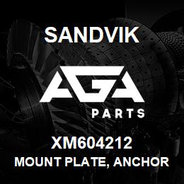 XM604212 Sandvik MOUNT PLATE, ANCHOR BLOCK | AGA Parts