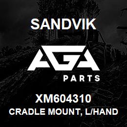 XM604310 Sandvik CRADLE MOUNT, L/HAND | AGA Parts