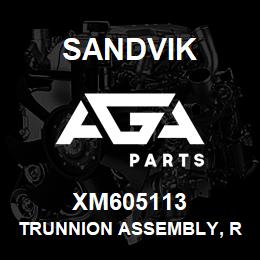 XM605113 Sandvik TRUNNION ASSEMBLY, R/HAND INNER | AGA Parts