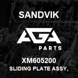 XM605200 Sandvik SLIDING PLATE ASSY, R/HAND | AGA Parts