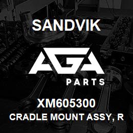 XM605300 Sandvik CRADLE MOUNT ASSY, R/HAND | AGA Parts