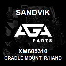 XM605310 Sandvik CRADLE MOUNT, R/HAND | AGA Parts