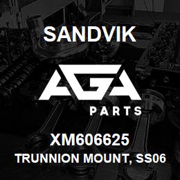 XM606625 Sandvik TRUNNION MOUNT, SS060, PLATE, 230X18 | AGA Parts