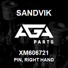 XM606721 Sandvik PIN, RIGHT HAND | AGA Parts