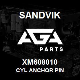 XM608010 Sandvik CYL ANCHOR PIN | AGA Parts