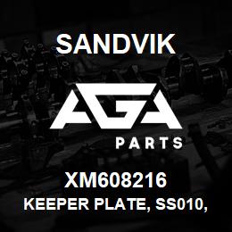 XM608216 Sandvik KEEPER PLATE, SS010, 120X50X10 MM. M/S | AGA Parts