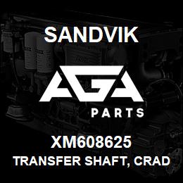 XM608625 Sandvik TRANSFER SHAFT, CRADLE ROTATION, DOU | AGA Parts