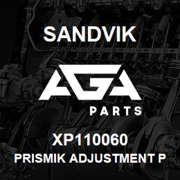 XP110060 Sandvik PRISMIK ADJUSTMENT PLATE - SMALL | AGA Parts