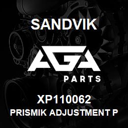 XP110062 Sandvik PRISMIK ADJUSTMENT PLATE - LARGE | AGA Parts