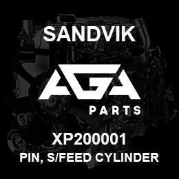 XP200001 Sandvik PIN, S/FEED CYLINDER BASE | AGA Parts