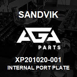 XP201020-001 Sandvik INTERNAL PORT PLATE ASSY BSPP | AGA Parts