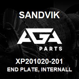 XP201020-201 Sandvik END PLATE, INTERNALLY PORTED | AGA Parts