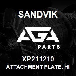 XP211210 Sandvik ATTACHMENT PLATE, HILTI DRILLHEAD | AGA Parts