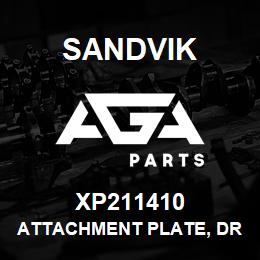 XP211410 Sandvik ATTACHMENT PLATE, DRILL POT | AGA Parts