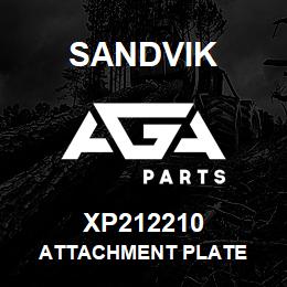 XP212210 Sandvik ATTACHMENT PLATE | AGA Parts