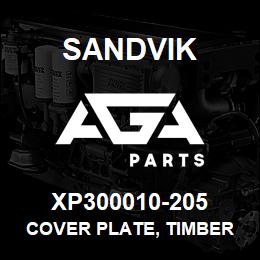 XP300010-205 Sandvik COVER PLATE, TIMBER JACK CYL BASE | AGA Parts