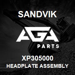 XP305000 Sandvik HEADPLATE ASSEMBLY | AGA Parts