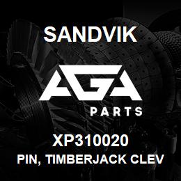 XP310020 Sandvik PIN, TIMBERJACK CLEVIS | AGA Parts