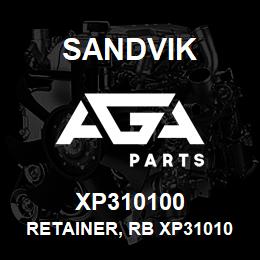 XP310100 Sandvik RETAINER, RB XP310103 RB | AGA Parts