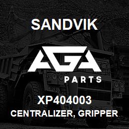 XP404003 Sandvik CENTRALIZER, GRIPPERJAW HEADPLATE | AGA Parts