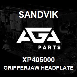 XP405000 Sandvik GRIPPERJAW HEADPLATE ASSY RH | AGA Parts