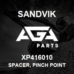 XP416010 Sandvik SPACER, PINCH POINT SKIRT | AGA Parts