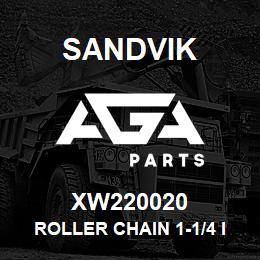 XW220020 Sandvik ROLLER CHAIN 1-1/4 IN. PITCH | AGA Parts