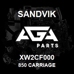 XW2CF000 Sandvik 850 CARRIAGE | AGA Parts