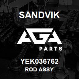 YEK036762 Sandvik ROD ASSY | AGA Parts