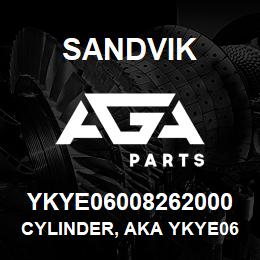 YKYE06008262000 Sandvik CYLINDER, AKA YKYE06008262-000 | AGA Parts