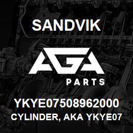 YKYE07508962000 Sandvik CYLINDER, AKA YKYE07508962-000 | AGA Parts