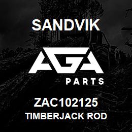 ZAC102125 Sandvik TIMBERJACK ROD | AGA Parts