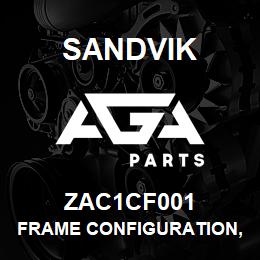 ZAC1CF001 Sandvik FRAME CONFIGURATION, 1450 | AGA Parts