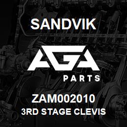 ZAM002010 Sandvik 3RD STAGE CLEVIS | AGA Parts