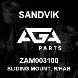 ZAM003100 Sandvik SLIDING MOUNT, R/HAND | AGA Parts