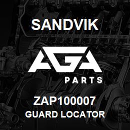 ZAP100007 Sandvik GUARD LOCATOR | AGA Parts