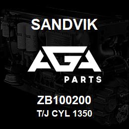 ZB100200 Sandvik T/J CYL 1350 | AGA Parts