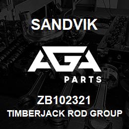 ZB102321 Sandvik TIMBERJACK ROD GROUP 1350 S2500 | AGA Parts