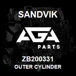 ZB200331 Sandvik OUTER CYLINDER | AGA Parts