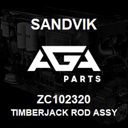 ZC102320 Sandvik TIMBERJACK ROD ASSY | AGA Parts