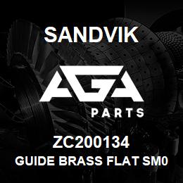 ZC200134 Sandvik GUIDE BRASS FLAT SM0219 38.1 X 19.05 | AGA Parts