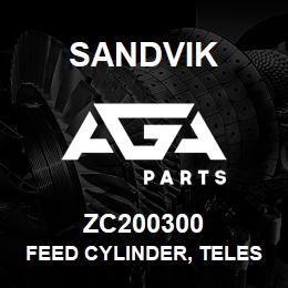 ZC200300 Sandvik FEED CYLINDER, TELESCOPIC 1650 | AGA Parts