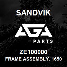 ZE100000 Sandvik FRAME ASSEMBLY, 1650, L/HAND | AGA Parts