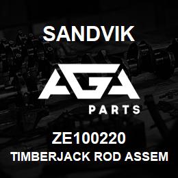 ZE100220 Sandvik TIMBERJACK ROD ASSEMBLY 1650 | AGA Parts