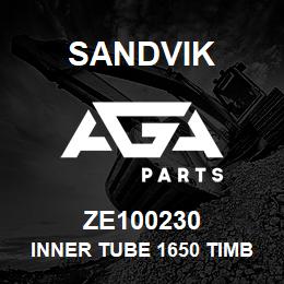 ZE100230 Sandvik INNER TUBE 1650 TIMBERJACK | AGA Parts