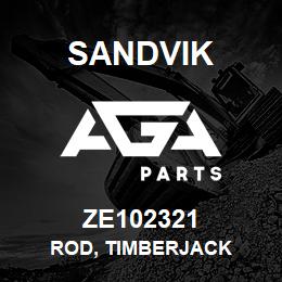 ZE102321 Sandvik ROD, TIMBERJACK | AGA Parts