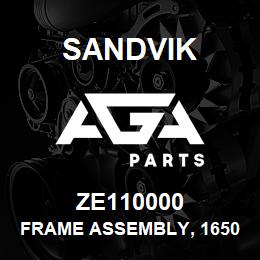 ZE110000 Sandvik FRAME ASSEMBLY, 1650 R/HAND | AGA Parts