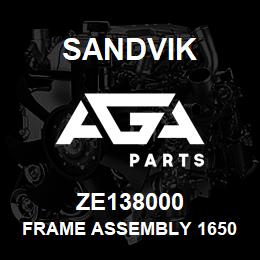 ZE138000 Sandvik FRAME ASSEMBLY 1650 LH DO100 | AGA Parts