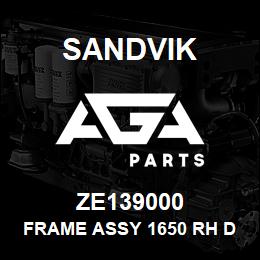 ZE139000 Sandvik FRAME ASSY 1650 RH DO100 | AGA Parts